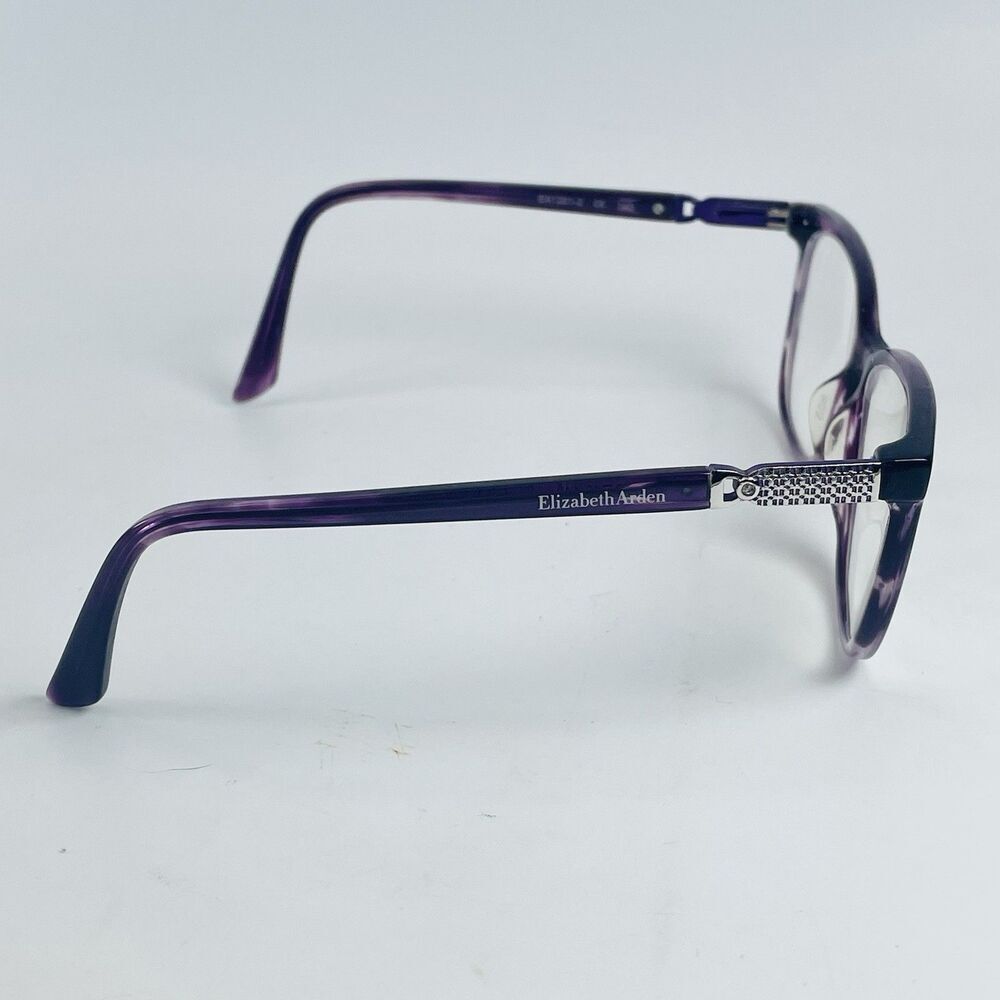 Elizabeth Arden Eyeglass Frame EA1201-2 Women Purple Tortoise Cat Eye 52-16-140 - Picture 5 of 11